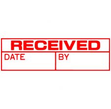 XSTAMPER 5015340 Timbro Datario Automatico Pre-inchiostrato Rosso, Riutilizzabile Per Ufficio - 4