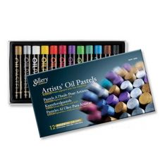 Mungyo Gallery Oil Pastels Assorted Colours, Pack of 12