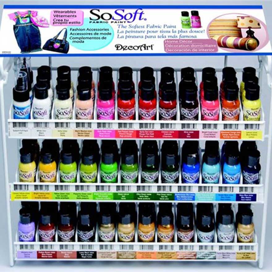 SoSoft Fabric Acrylic Paint Dimensionals 29.6ml - Chrome Green