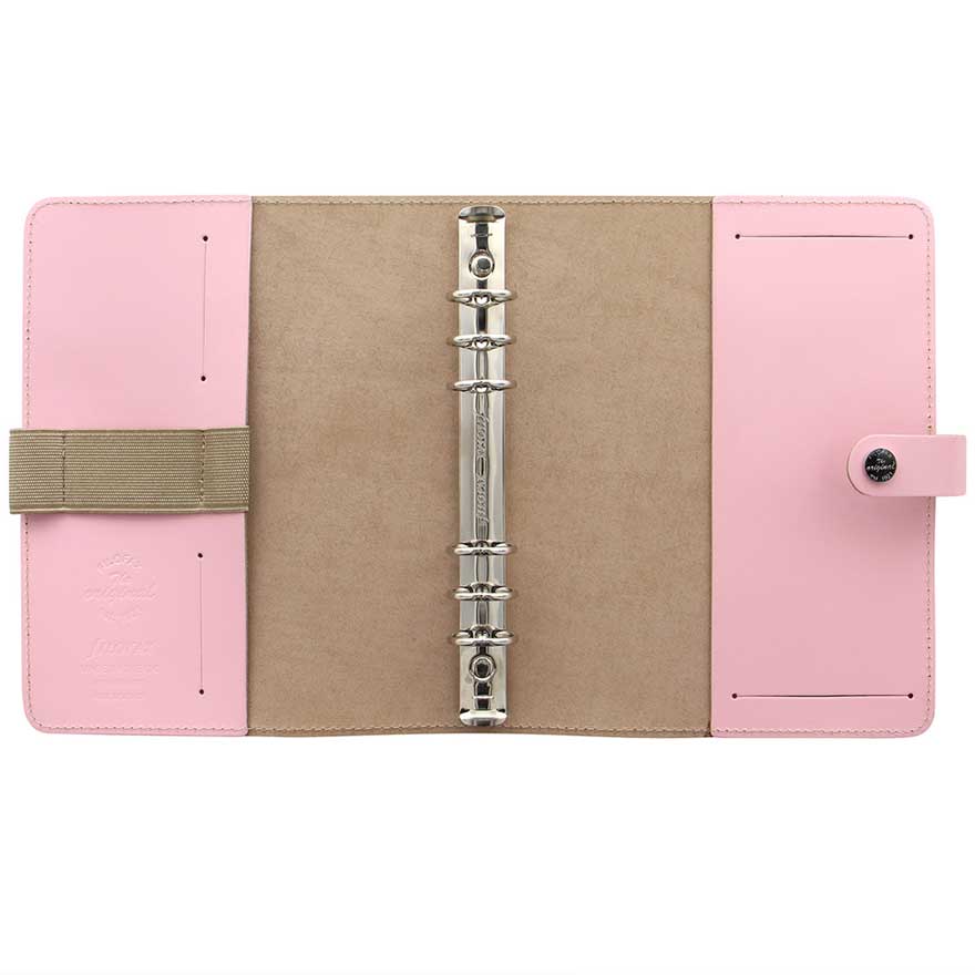 Filofax original patent rose pocket flip through 