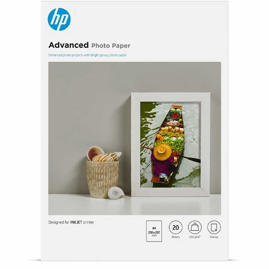 SupplyMe HP Advanced Glossy Photo Paper 250gsm A4 Pack of 20
